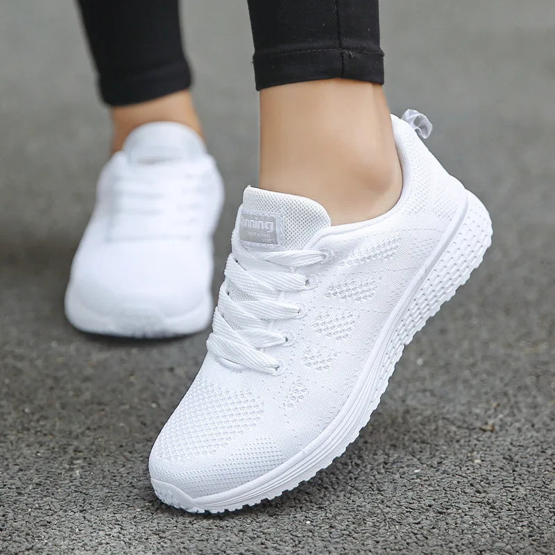 Women’s Breathable Mesh Walking Shoes – Lightweight Casual Sneakers